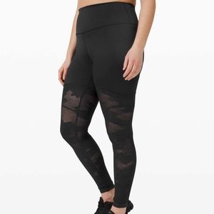 Lululemon Sheer Will  Tight High-Rise - Camo